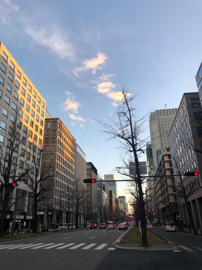 Midosuji - our office is just off this road