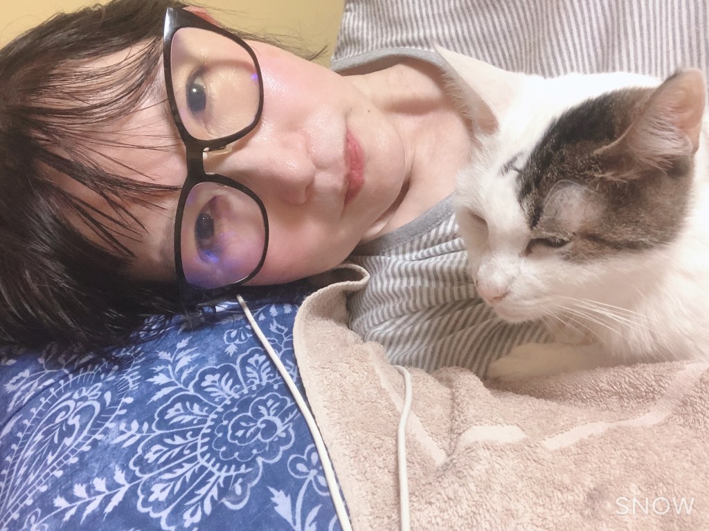 My cats are looking after me but…